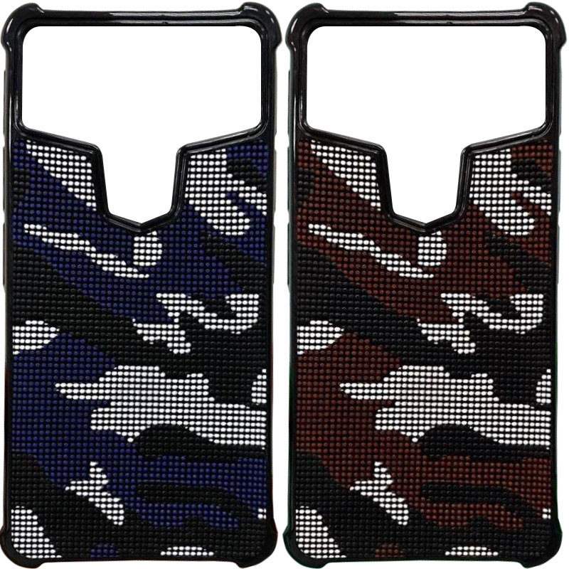 Универсальный TPU чехол Камуфляж с усиленными углами 5.6-5.9