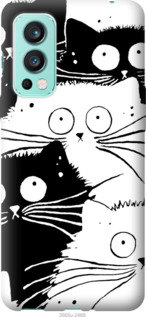 Чехол Коты v2 для OnePlus Nord 2