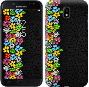 Чехол цветочный орнамент для Samsung Galaxy J5 J530 (2017)