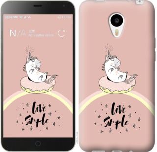 

Чохол Єдинорожки в пончике на Meizu M1/M1 mini 719435