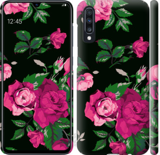 

Чехол Розы на черном фоне для Samsung Galaxy A70 2019 A705F 711488