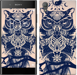 Чехол Узорчатая сова для Sony Xperia XA1 Plus G3412