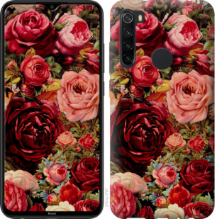 

Чехол Цветущие розы для Xiaomi Redmi Note 8 776679