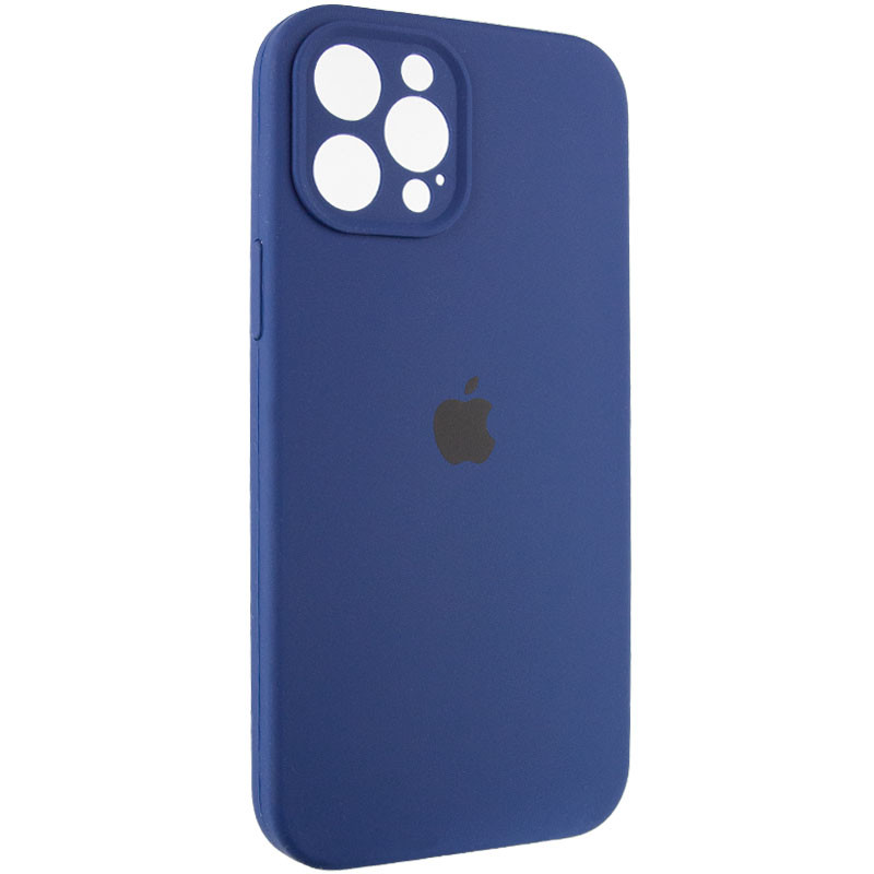 Фото Чохол Silicone Case Full Camera Protective (AA) на Apple iPhone 12 Pro Max (6.7") (Синій / Deep navy) на vchehle.ua