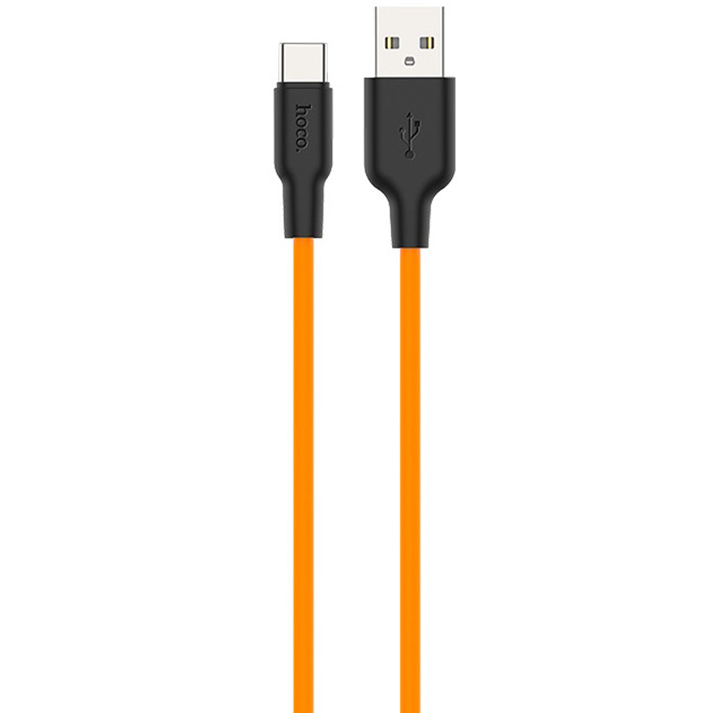 

Дата кабель Hoco X21 Plus Silicone Type-C Cable (1m) (Black / Orange) 908514