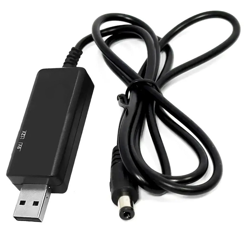 Кабель питания для роутера/модема USB-DC 5V 9V 12V GEN 3 (с преобразователем)