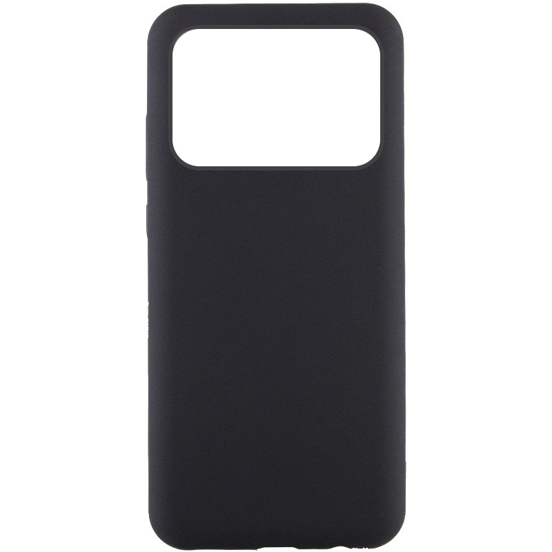 Чехол Silicone Cover Lakshmi (AAA) для Xiaomi Poco X6 Pro (Черный / Black)