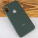 Фото TPU чохол Matte LOGO на Apple iPhone XS Max (6.5") (Зелений / Dark Green) на vchehle.ua