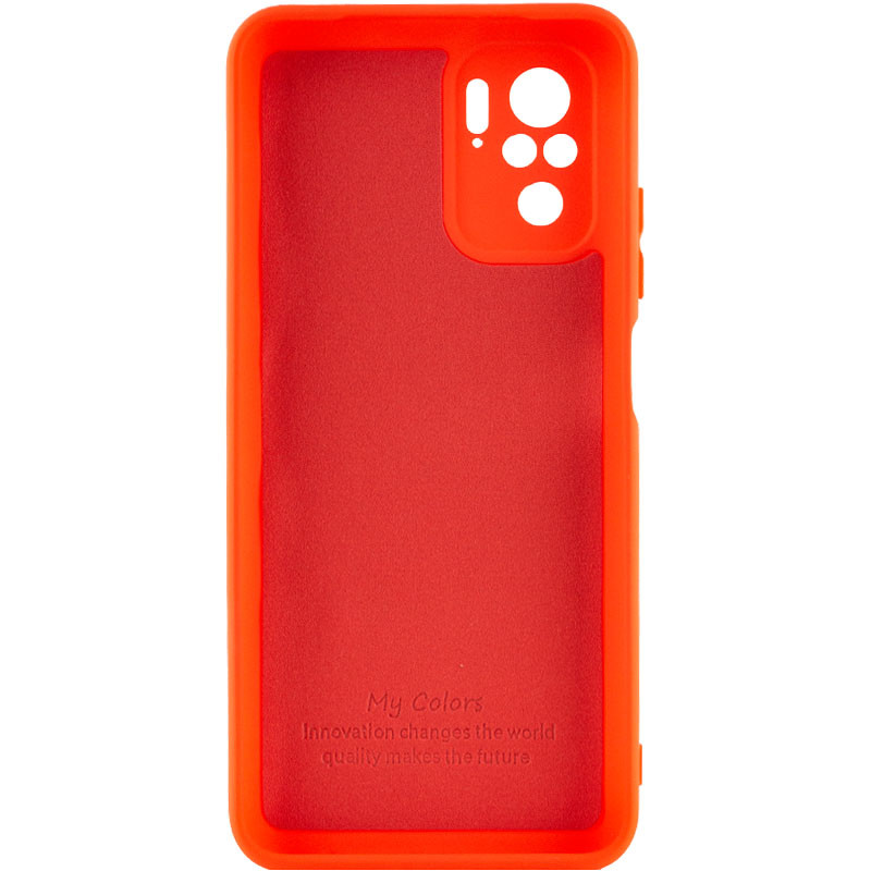 Фото Чехол Silicone Cover Full Camera without Logo (A) для Xiaomi Redmi Note 10 / Note 10s (Красный / Red) на vchehle.ua