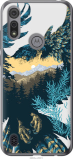 

Чехол Арт-орел на фоне природы для Motorola E6s 1205479