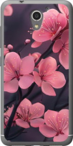 Чехол Пурпурная сакура для ZTE A510