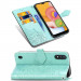 Купити Шкіряний чохол-книжка Art Case з візитницею на Xiaomi Redmi 9A (Бірюзовий) на vchehle.ua