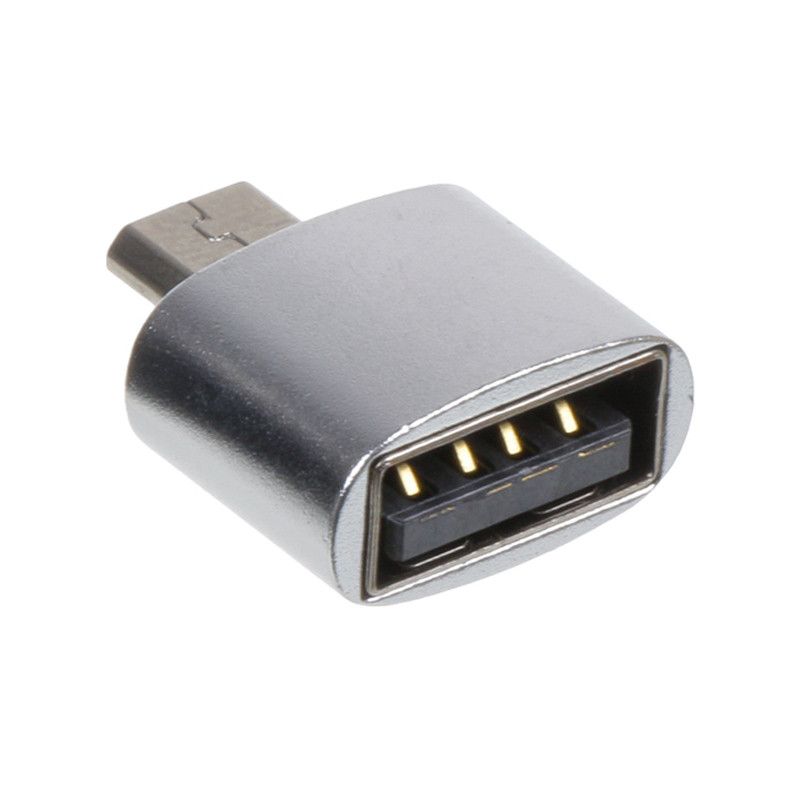 

Переходник USB OTG "Metall Shot" Micro USB (Стальной) 1097397