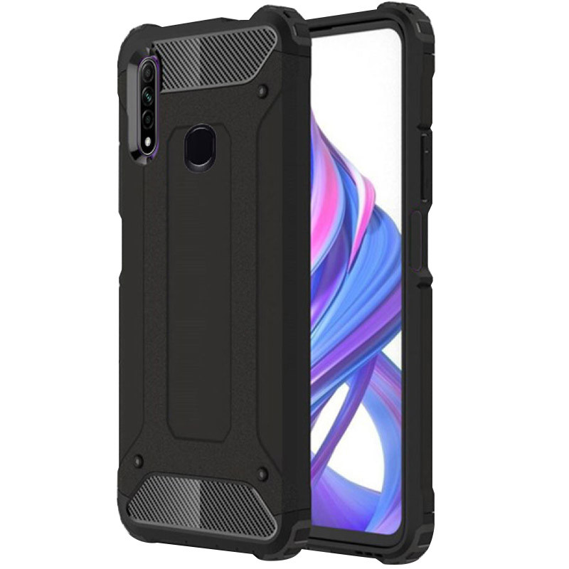 

Броньований протиударний TPU+PC чохол Immortal на Oppo A31 (Чорний) 928016