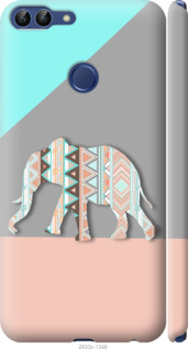 Чехол Узорчатый слон для Huawei P Smart