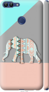Чохол Візерунчастий слон для Huawei P smart