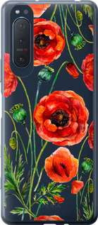 

Чехол Нарисованные маки для Sony Xperia 5 II 1633843
