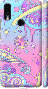 Чехол Розовая галактика для Meizu Note 9