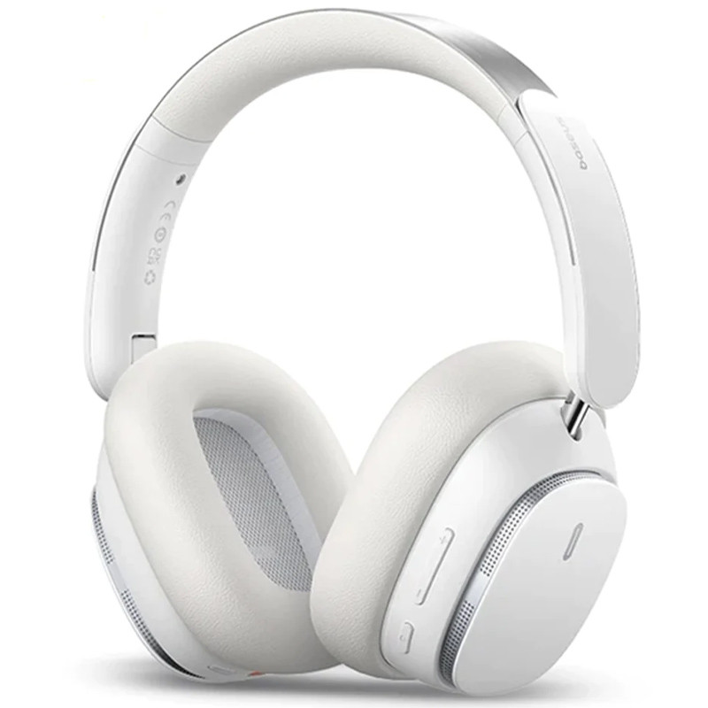 Накладні бездротові навушники Baseus Bowie H1 Pro Noise-Cancellation (A00050601) (Moon White)