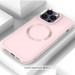 Фото TPU чехол Bonbon Metal Style with Magnetic safe для Apple iPhone 16 Pro (6.3") (Розовый / Light Pink) на vchehle.ua