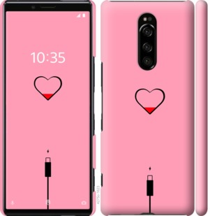 

Чехол Подзарядка сердца1 для Sony Xperia XZ4 730222