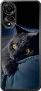 Чехол Дымчатый кот для Oppo A78 4G