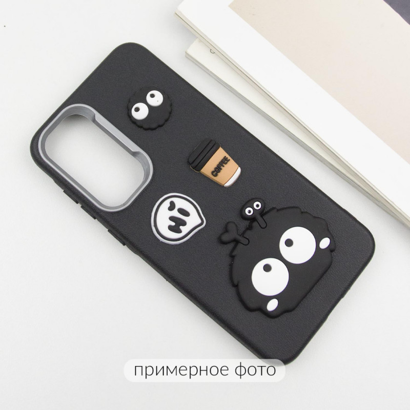 Фото Чохол TPU Leather Toys на Xiaomi Redmi 14C / Redmi A4 / Poco C75 (Monster / Black) на vchehle.ua