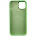 Чохол Silicone Case Metal Buttons (AA) на Apple iPhone 14 (6.1") (Зелений / Pistachio) в магазині vchehle.ua