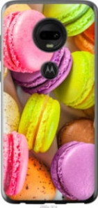 Чехол Макаруны для Motorola Moto G7