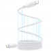 Дата кабель Baseus PicoGo Magnetic Liquid Silicone Type-C to Type-C 240W (1m) (P10376800) (Moon White)