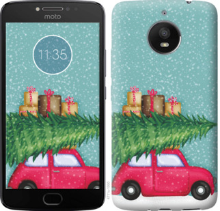

Чехол Машина с подарками для Motorola Moto E4 Plus 867806