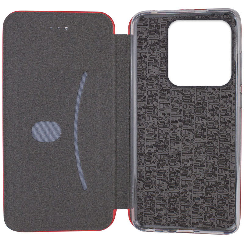Шкіряний чохол-книжка Classy на ZTE Blade A75 4G (Червоний) в магазині vchehle.ua