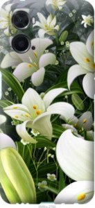 Чехол Белые лилии для Oppo A76