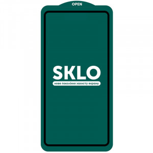 Захисне скло SKLO 5D (full glue) (тех.пак) на Realme 7 Pro