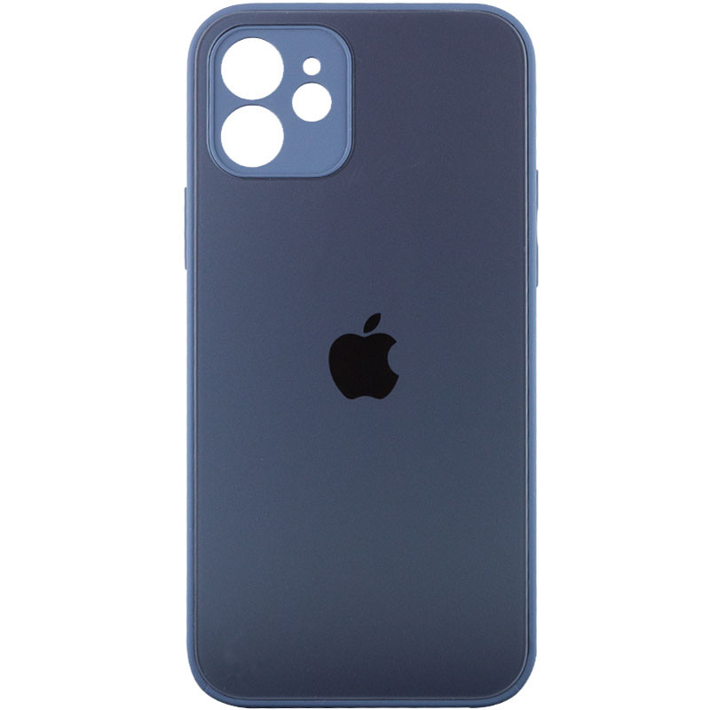 

TPU+Glass чохол Matte Candy Full camera на Apple iPhone 12 (6.1") (Синій) 1172807