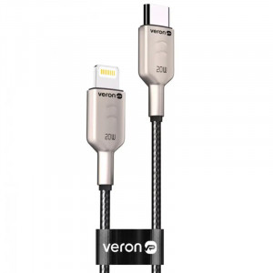 Дата кабель Veron CL04 Nylon Type-C to Lightning 20W (1m)