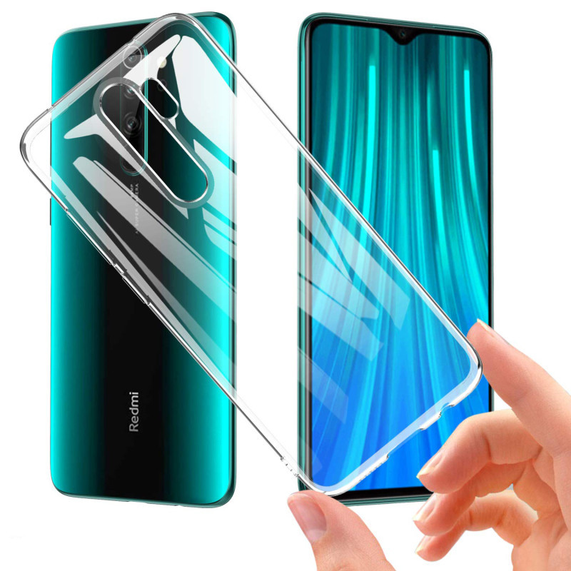 Фото TPU чохол Epic Transparent 1,0mm на Xiaomi Redmi Note 8 Pro (Прозорий (прозорий)) в маназині vchehle.ua