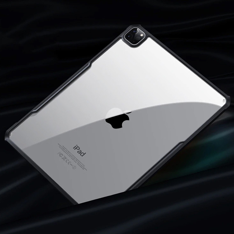 Фото TPU+PC чехол Xundd c усиленными углами для Apple iPad Pro 12.9" (2020-2022) (Бесцветный / Черный) в магазине vchehle.ua