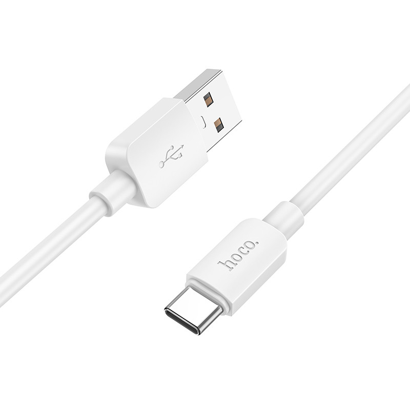 Фото Дата кабель Hoco X96 Hyper USB для Type-C 27W (1m) (White) в маназині vchehle.ua