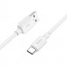 Фото Дата кабель Hoco X96 Hyper USB для Type-C 27W (1m) (White) в маназині vchehle.ua