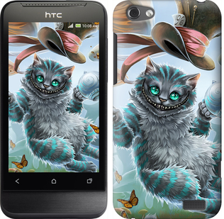 

Чехол Чеширский кот 2 для HTC One V t320e 246555