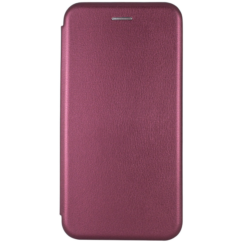 Кожаный чехол-книжка Classy для Xiaomi Redmi Note 5 Pro / Note 5 (DC) (Бордовый)