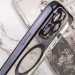 Купить TPU чехол Fibra Chrome with Magnetic safe для Apple iPhone 14 Pro Max (6.7") (Black) на vchehle.ua