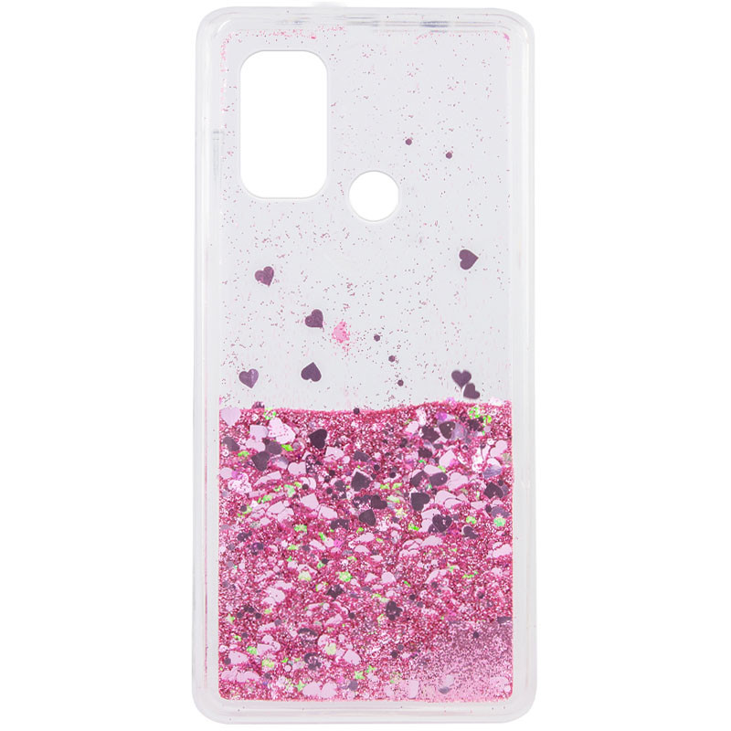 

TPU чохол Liquid hearts для OPPO A32 (Рожевий) 1135138