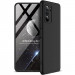 Пластикова накладка GKK LikGus 360 градусів (орр) на Xiaomi Redmi K40/K40 Pro/K40 Pro+/Poco F3 (Чорний)