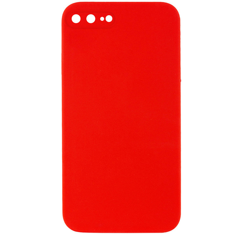 Чехол Silk Square Full Camera Protective (AA) NO LOGO для Apple iPhone 7 plus/8 plus (5.5") (Красный / Red)