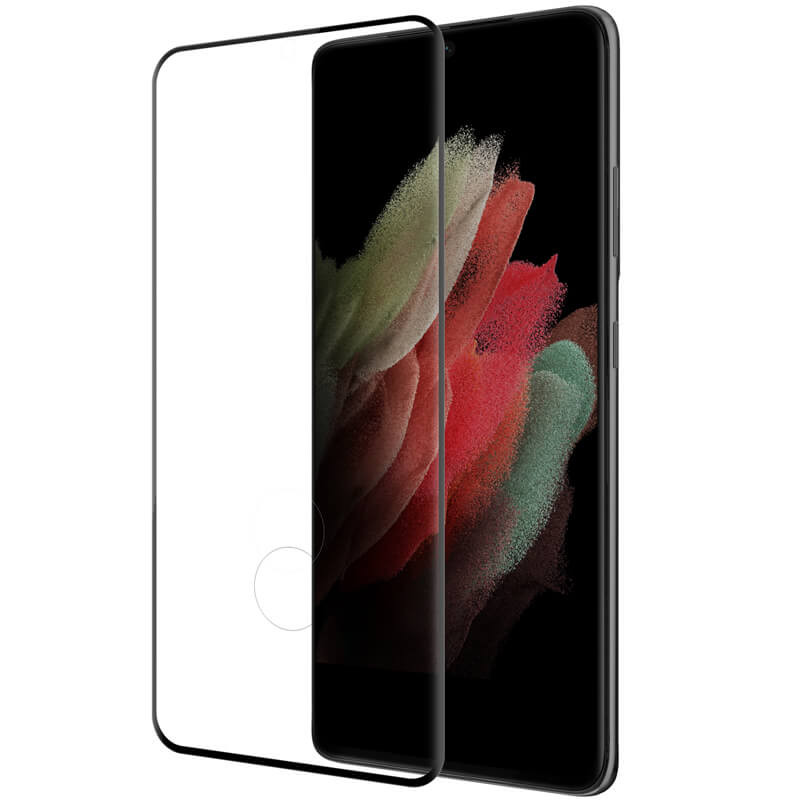 Защитное стекло Nillkin (CP+ max 3D) для Samsung Galaxy S21 Ultra (Черный) в магазине vchehle.ua