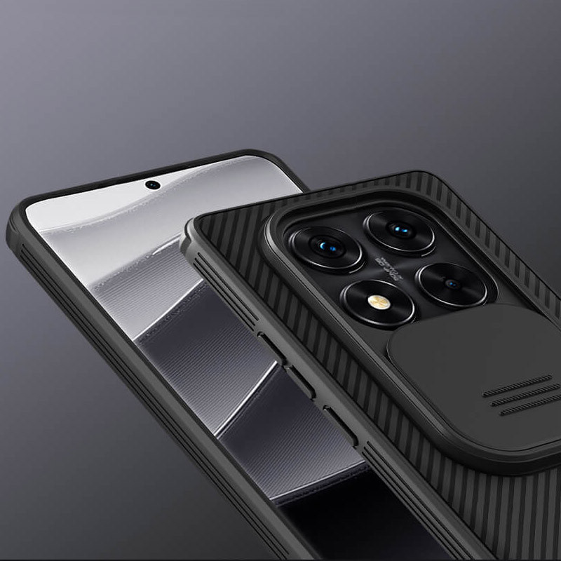 Купить Карбоновая накладка Nillkin CamShield Pro для Xiaomi Redmi Note 14 Pro 5G (Black) на vchehle.ua