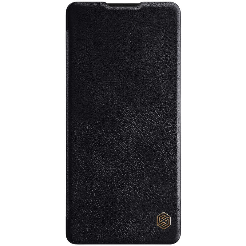 

Шкіряний чохол (книжка) Nillkin Qin Series на Samsung Galaxy S10 Lite (Чорний) 877016