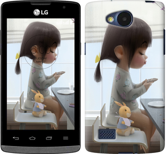 

Чохол Мила дівчинка з зайчиком на LG Joy H220 636590